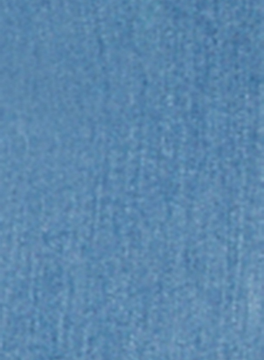 Plus Size Zipper Detail Off the Shoulder Denim Dress