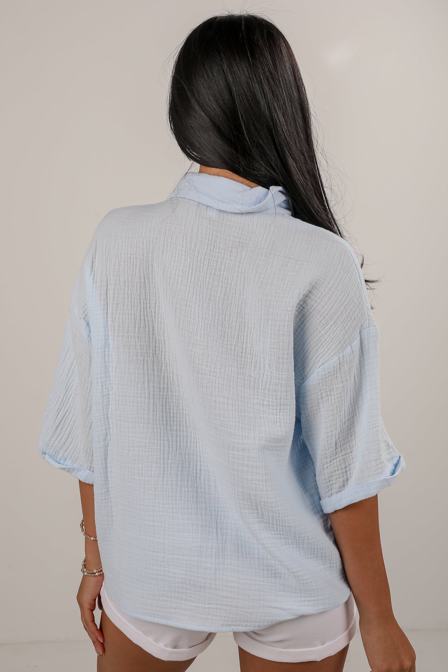 FINAL SALE - Hit The Breeze Linen Blouse - DU DEAL