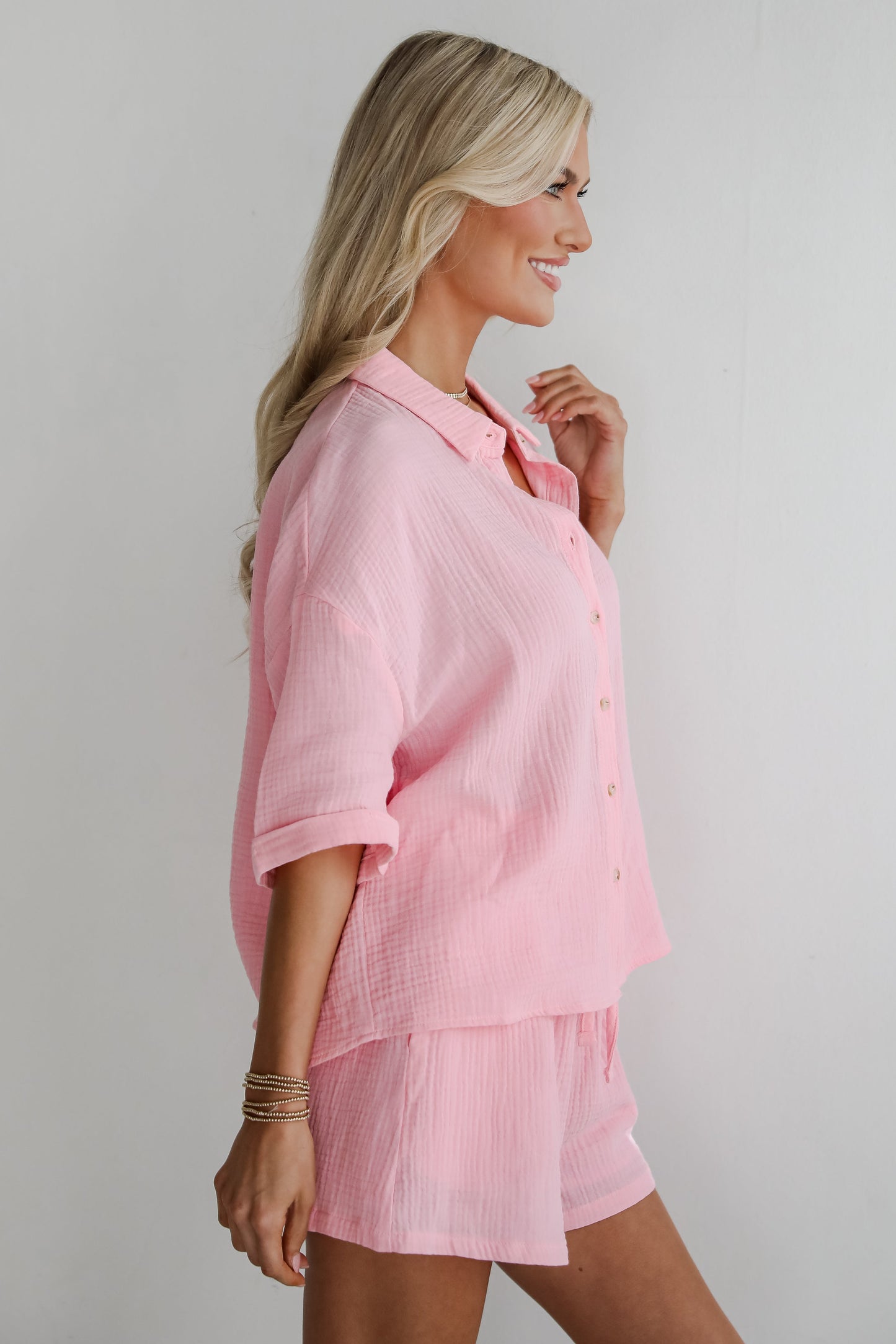 FINAL SALE - Hit The Breeze Linen Blouse - DU DEAL