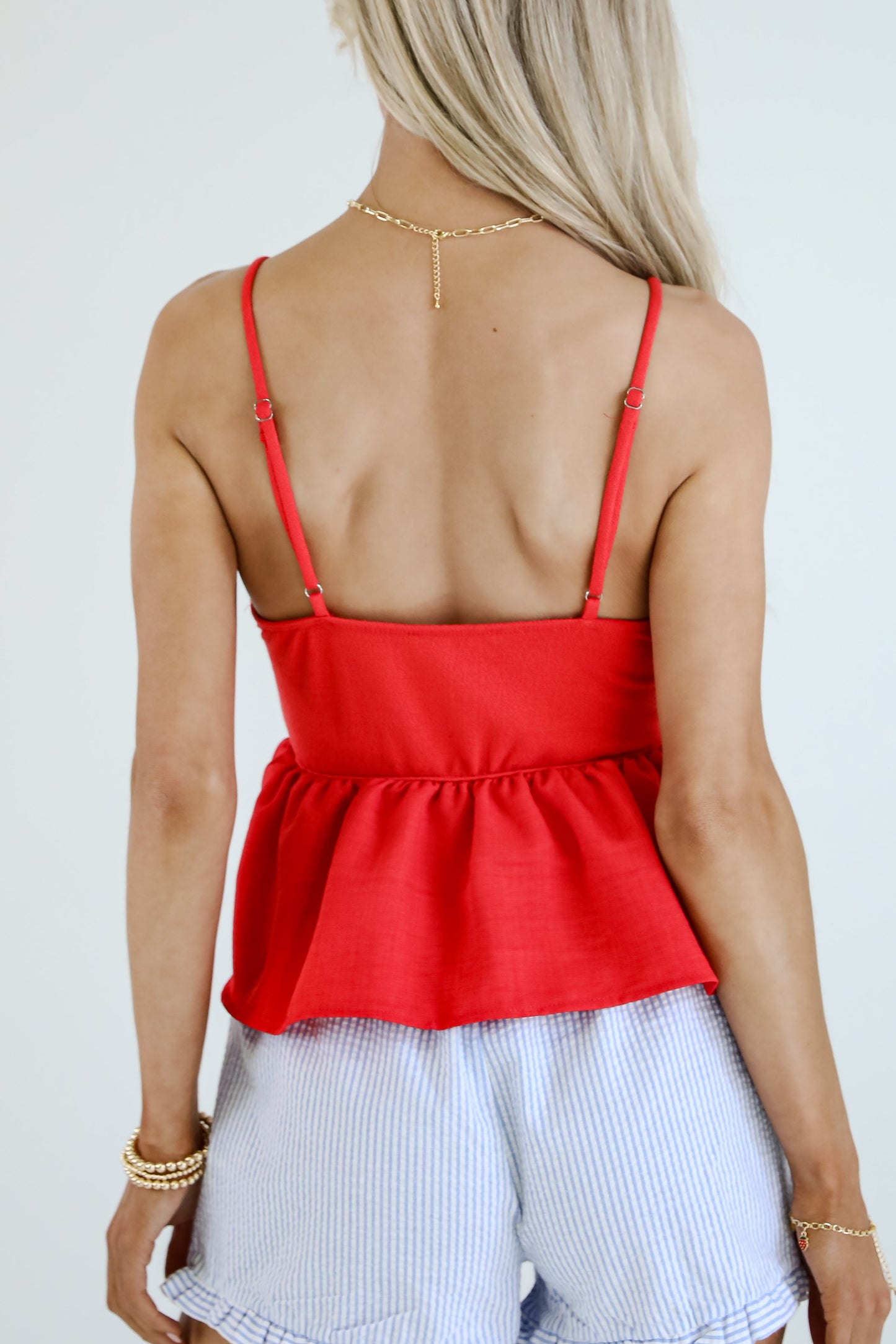 FINAL SALE - We The People Peplum Tank