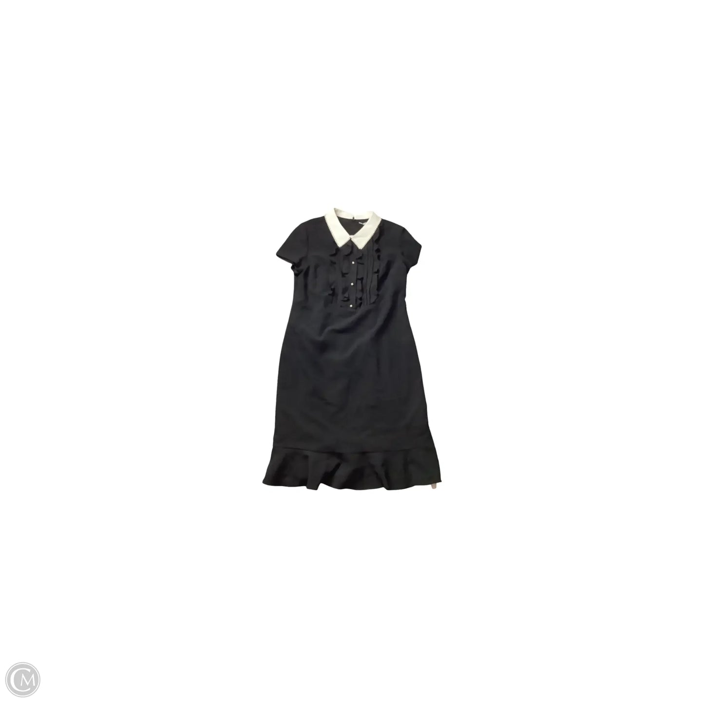 Dress Designer By Karl Lagerfeld In Black & White, Size: 10