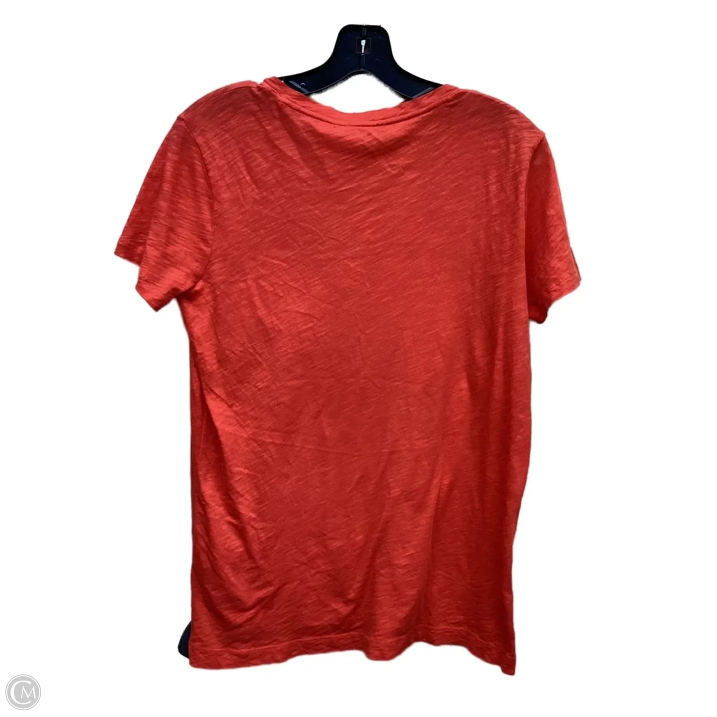 Top Short Sleeve By Madewell In Orange, Size: S