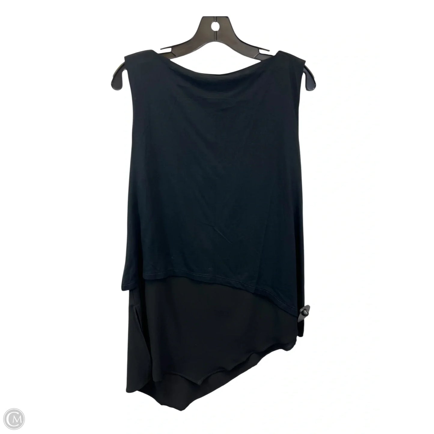 Top Sleeveless By Rose And Olive In Black, Size: L