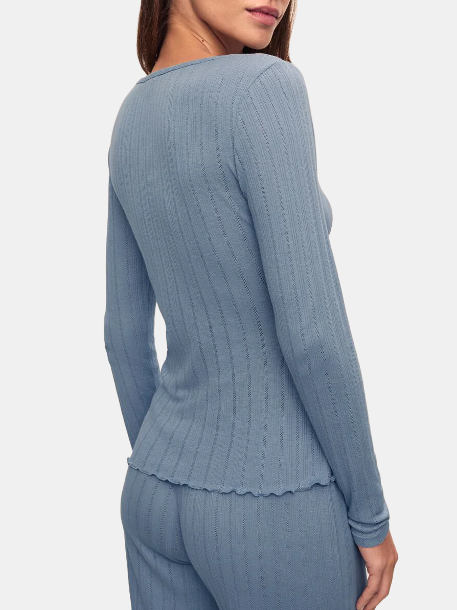 Pointelle Henley