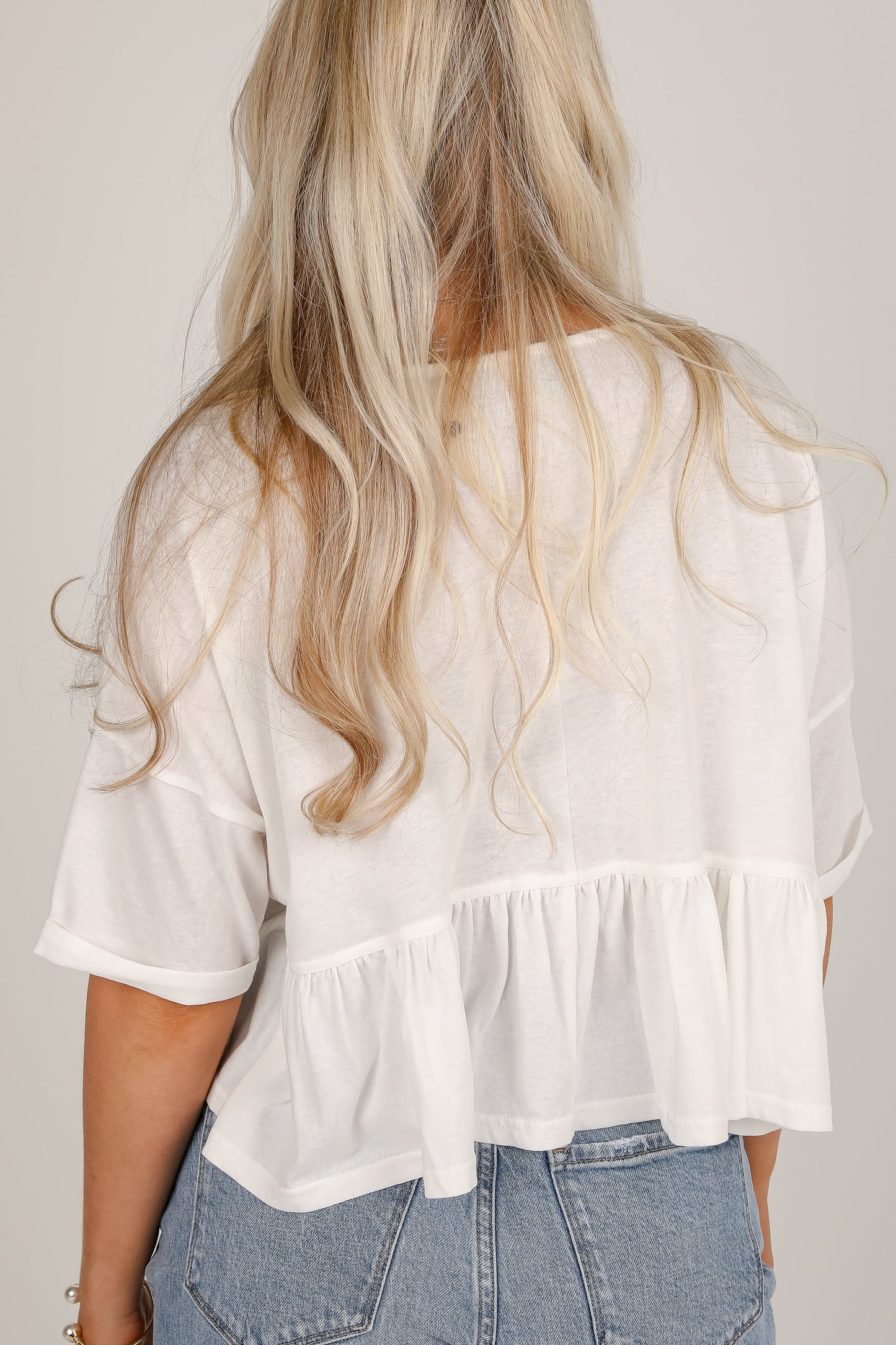 FINAL SALE - Breezy Charm Babydoll Top - DU DEAL