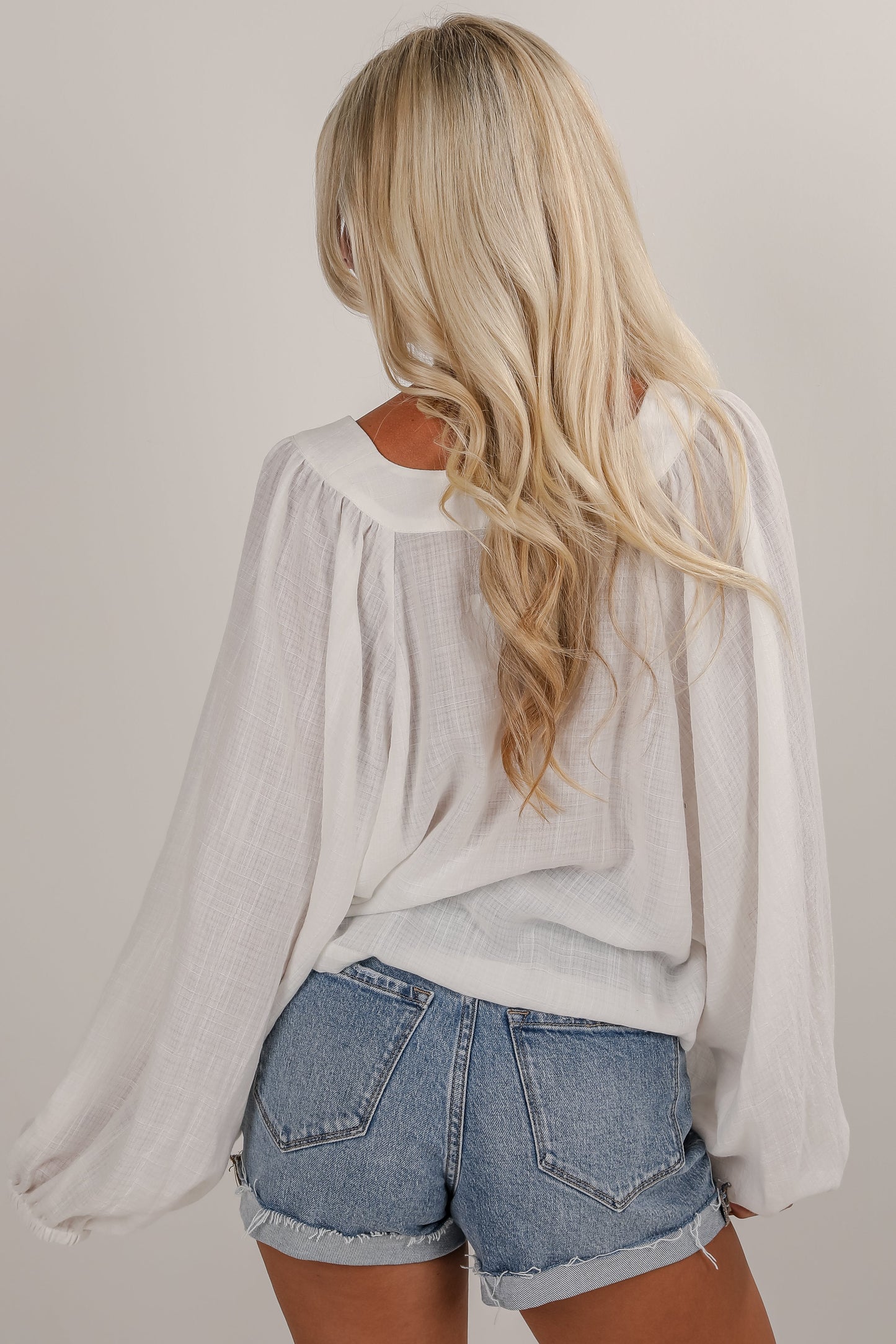 Sweet Thoughts White Blouse