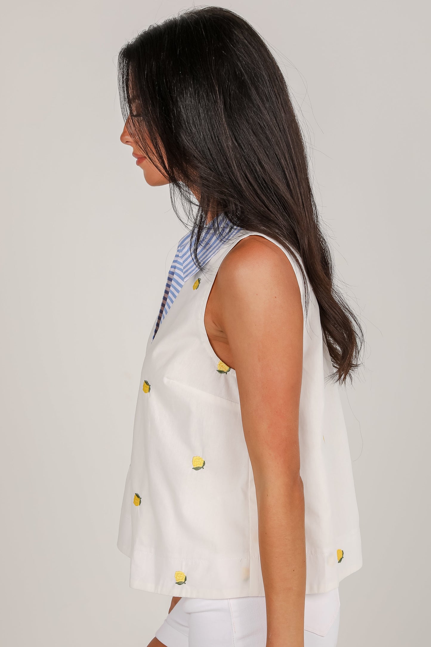 FINAL SALE - When Life Gives You Lemons White Tank